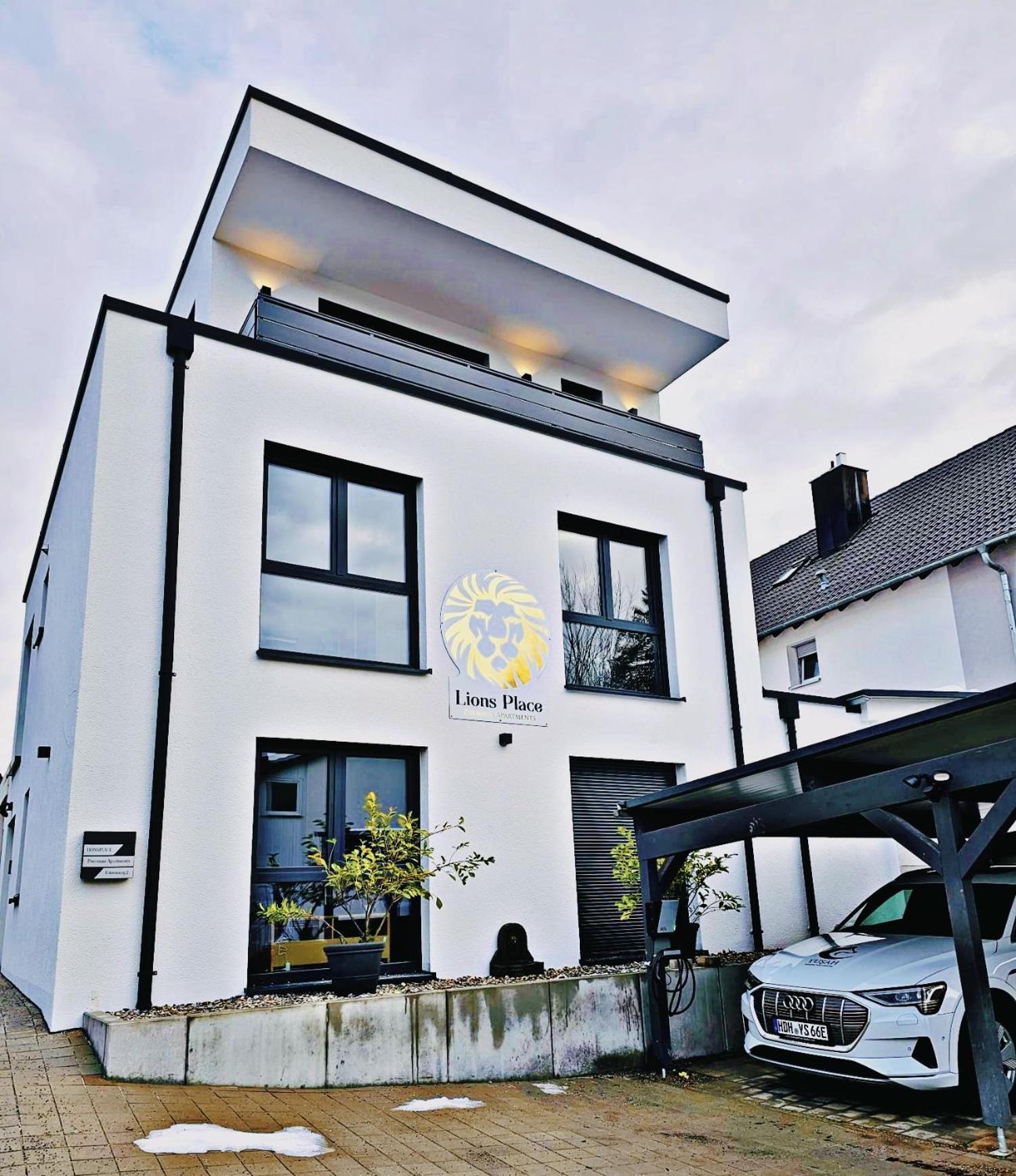 Lions Place Premium Apartments Comfort Optionaler Zugang Zum Spa- Bereich Heidenheim Exterior foto